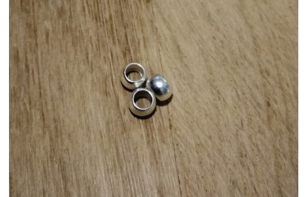 Bola agujero 3mm interior  Plata Mate