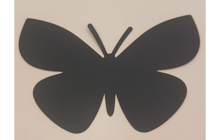 Mariposa lámina Latón 80*55 NEGRA