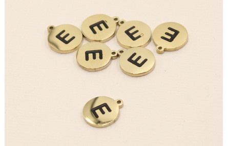 Chapa acero Inoxidable 10mm letra E