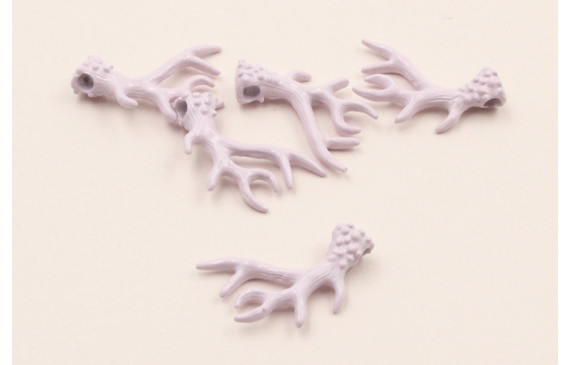 Rama Coral 20*15mm Esmalte Lila