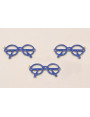 Pieza Gafas 25*12mm Esmalte Azul