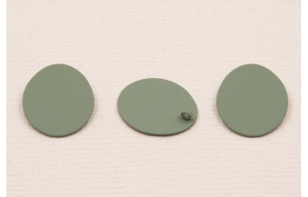 Ovalo Plano con Arandela 1,5*1mm Verde Mate