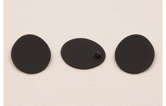 Ovalo Plano con Arandela 1,5*1mm Negro Mate