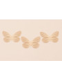 Mariposa Plana 36*25mm Rosa Palo