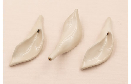 Cala 45*16mm esmalte Beige