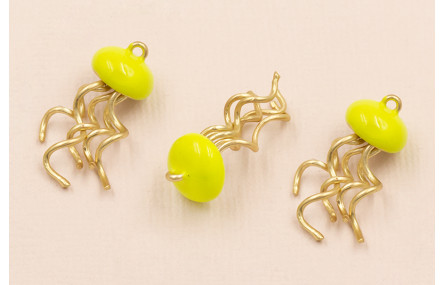 Medusa 10*4mm y 20mm Esmalte Lima