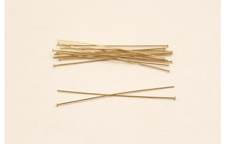ALFILER TAPONADO 62MM DORADO (HILO 0,6)