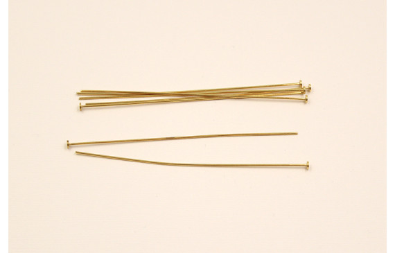 Alfiler Extra largo Oro