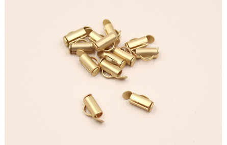 Terminal varias bandas 4*10MM oro mate
