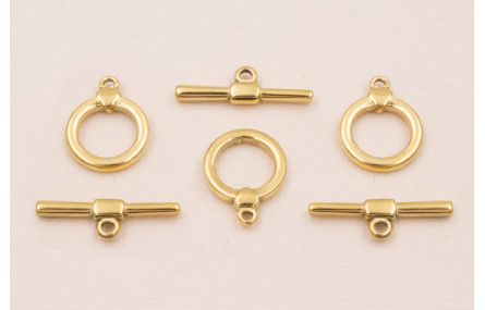 Cierre Marinero Acero Inox 316L 25*14 diametro Oro