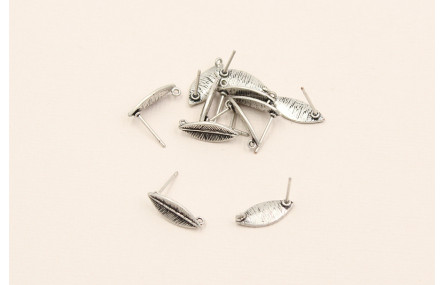 Perno hojita 15mm Plata