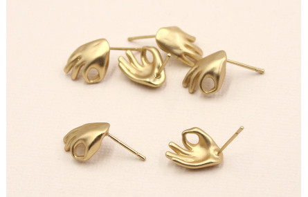 Perno Mano 12*6*7mm Dorado Mate