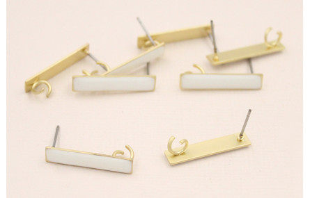 Listón de 20*4mm Esmalte Blanco