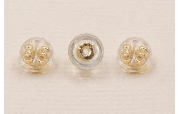 Tuerca Media Bola 5mm Silicona y Metal