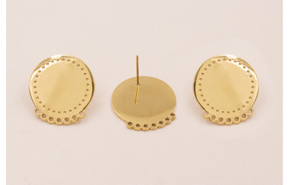 Perno Acero Disco de 20mm con 7 aros