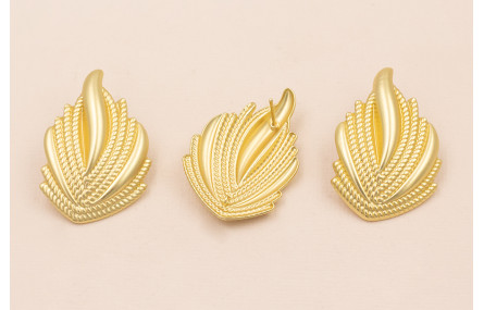 Pendente Llama 37*26mm Oro Mate