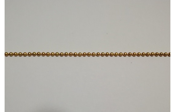 Cadena bolas 1,2mm  oro mate