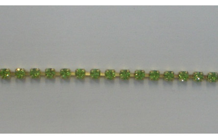 Cadena Strass ss 6,5 Peridot