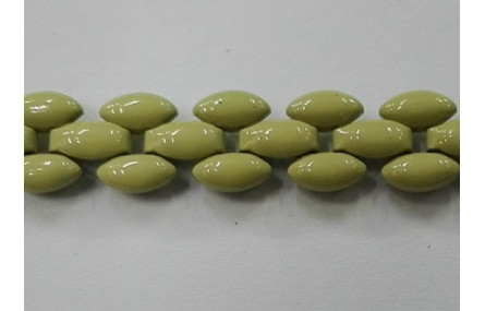 Cadena Paves 8mm ancho beige verdoso