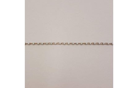 Cadena engarzada Miyuki Delika Blanco DB352