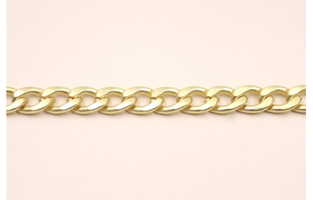 Cadena etrelazada 16,2*11,5*2,3mm Oro Mate