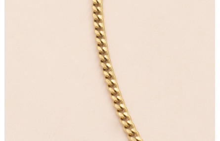 Cadena Completa con cierre 43cms Acero eslabon 3mm