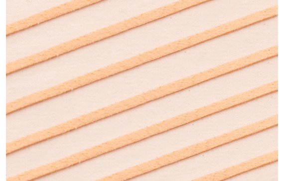 Tira cuero 1 metro-  2mm*0,7 grosor Rosa Palo