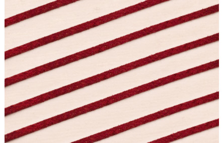 Tira cuero 1 metro-  2mm*0,7 grosor Granate