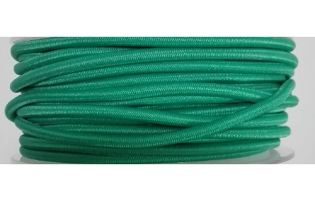 Cordón Goma Alta Calidad 3mm Verde Turquesa