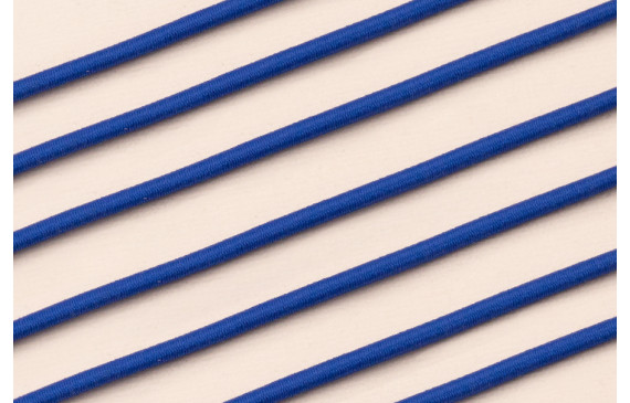 Cordón Goma Alta Calidad 3mm Azul Intenso