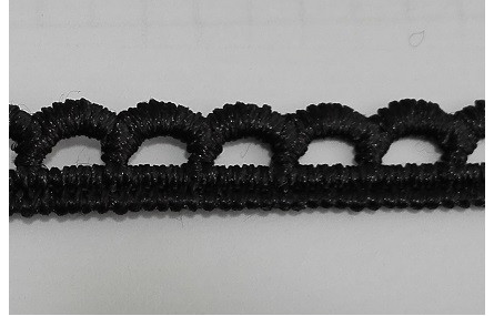 Lazo Choker egro media luna 7mm ancho