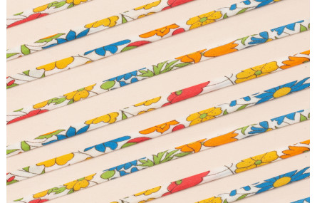 Lazo 4mm Liberty Flores Multicolor