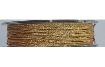Hilo Macramé metálico dorado 0,85mm