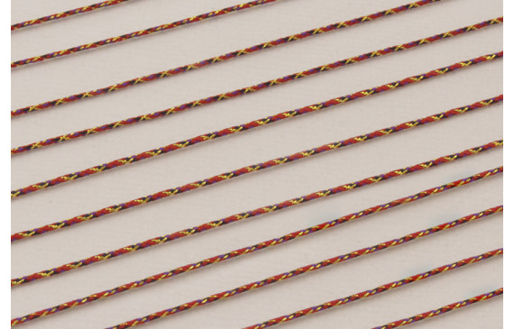 Micro Driza 0,9mm color Granate y Oro