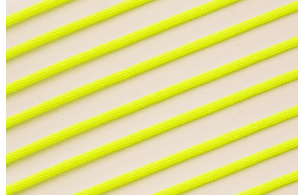 Cordón retorcido trenzado 3mm color Fluor