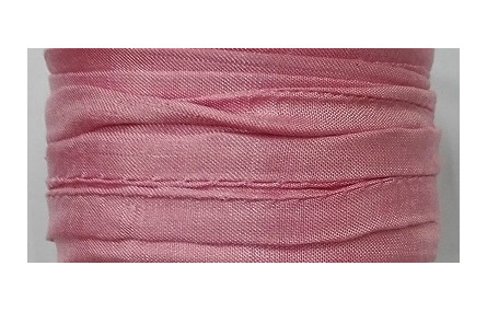Cinta de seda Natural cosida 5-7mm Rosa