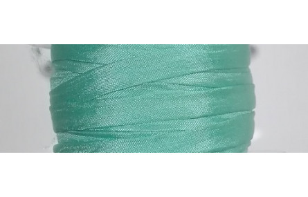Cinta de seda Natural cosida 5-7mm Menta