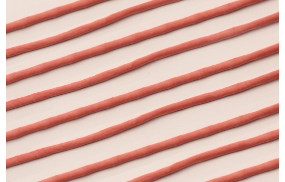 Cordón de SEDA 3mm relleno color Salmón