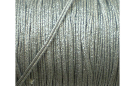 Soutache 3mm Metálica plata antigua