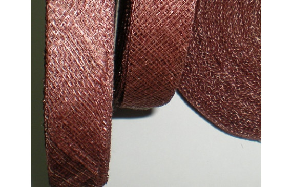 Cinta sinamay 2cms Rosa malva