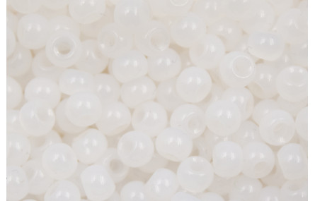 10 gramos Abalorio Blanco 4mm