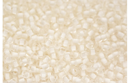 10 gramos Abalorio Blanco Transparente