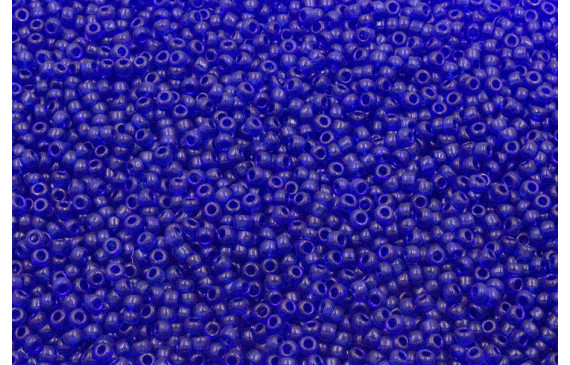 10 gramos de Abalorio 2mm Azul amoratado