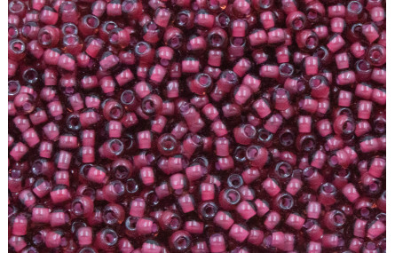 10 gramos de Abalorio 4mm color Vino transparente