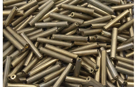 10 gramos de Canutillo de 15mm color Cobrizo