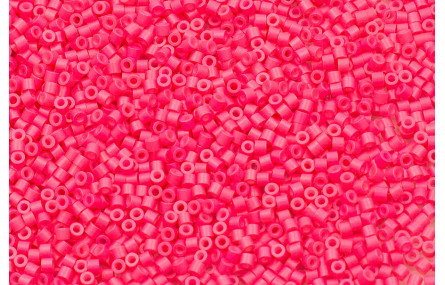 10 gramos de Abalorio cristal 2mm Microtubo Fuxia
