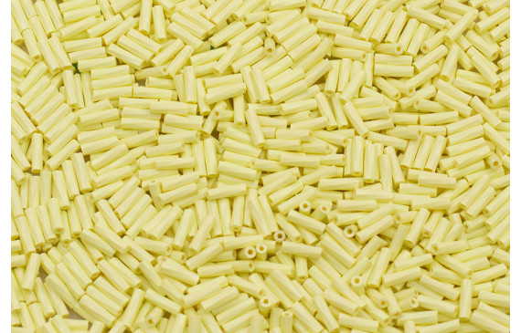 10 gramos de canutillo cristal 5mm Amarillo Pálido