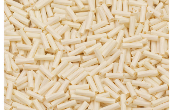 10 gramos de canutillo cristal 5mm Beige