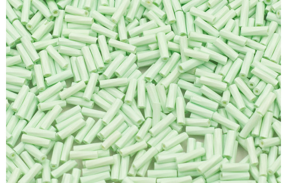 10 gramos de canutillo cristal 5mm Verde  Turquesa