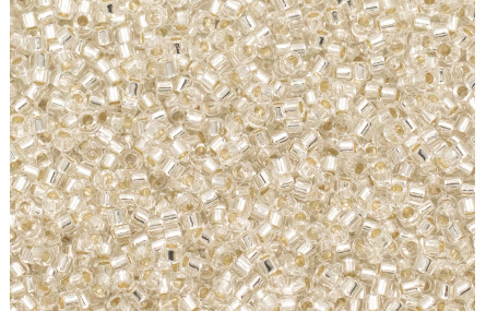 Bola de 8grs Delica BD Silver Lines Crustal